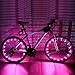 Allnice 2 Pack Water Resistant Cool 20 LED Bicycle Bike Cycling Wheel Light Safety Light Spoke Light Lamp Lightweight Accessory