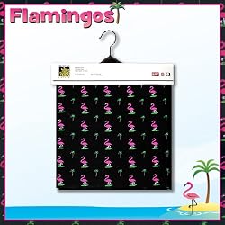 FLAMINGO Fabric 2yds 54 in Wide Pink Flamingos 100% COTTON Sewing Material For Quilt Apparel or Projects 100% COTTON Sewing Material For Quilt Apparel or Projects- Top Rated Quality 22% more FABRIC than 44 in width