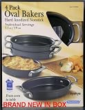 Tramontina Hard Anodized Nonstick Oval Bakers (4 pk.)