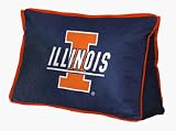 Illinois Fighting Illini 23 x 16 Coordinating NCAA Sidelines Collection Wedge Pillow from Kente