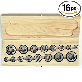 Irwin Industrial Tools 24839 Fractional Hex Rethreading Die Set, 16-Piece by Irwin