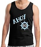 60th Birthday Gifts For All Ahoy 60 Nautical Tank Top