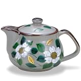 九谷焼 急須ポット 白山茶花