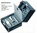 MARTINI BAR SET IN LEATHERETTE CASE