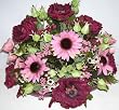 Sunflower and Poppy Arrangement on Design Tray