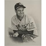 Legendary Sports Prints New York Yankees Vintage Lou Giclee