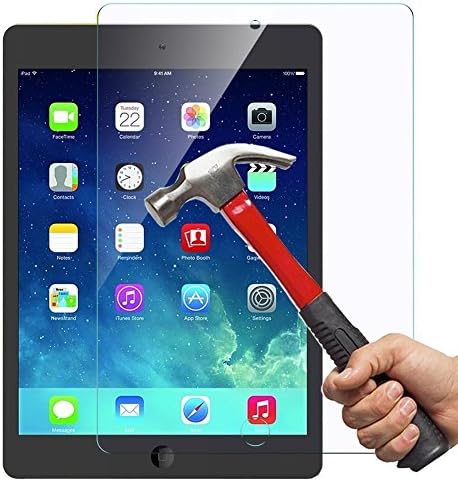Mobilworx® New Apple iPad Mini 1 2 3 4 Air CLEAR Ballistic Tempered Glass Unbreakable Shatter Proof Screen Protector Guard 9H Hardness