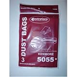 Kenmore 5055 Single Wall Vacuum Bags, Also Fits Panasonic Style C-5 Bags - 3 Pack
