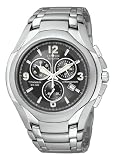 Citizen Mens AT0940-50E Eco-Drive Titanium Chronograph Black Dial Watch