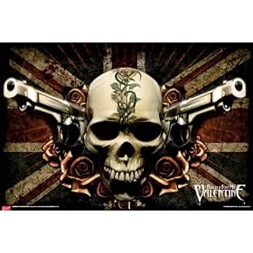 Bullet For My Valentine - Music Poster (Skull & Guns) (Size: 36