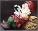 Garden Gnome With Spectacles Reading Book Decorative Garden Figurine