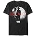 STAR WARS mens Rogue One Jyn Death Star Defiance Graphic T-shirt T Shirt, Black, Large US