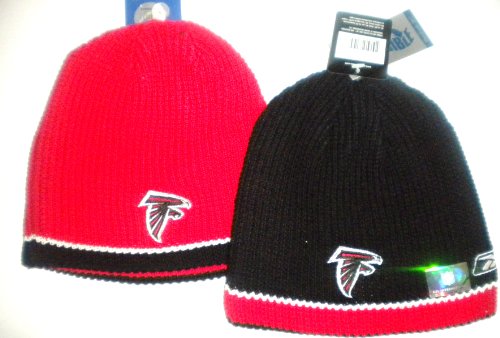 Atlanta Falcons Reebok Reversible Black/Red Waffle Beanie