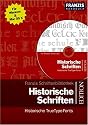 Historische Schriften, 1 CD-ROM Historische TrueTypeFonts. Für Windows ME/2000/XP/Vista