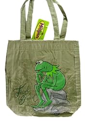 Disney Kermit The Frog Tote - Stone Washed Handbag