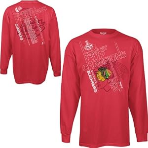 Buy Reebok Chicago Blackhawks 2010 Stanley Cup Champions Roster Long Sleeve T-shirt