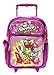 Shopkins Pink Full Size Kids Rolling Backpack (16in)