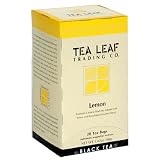 Tea Leaf Trading Company Lemon Tea, 20-Count Bags (Pack of 6)