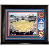 Texas Rangers - Ballpark in Arlington - Authenticated Infield Dirt Photomint with Gold Coin