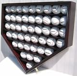 46 Baseball Display Case Cabinet Holder w/ UV protection