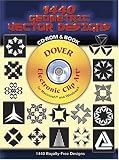1440 Geometric Vector Designs (CD Rom & Book) (Dover Electronic Clip Art)