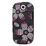 Hard Snap-on Shield With ORIENTAL CHERRY FLOWERS Bling Bling Diamonds Desin ....