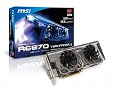 MSI Radeon HD 6870 1 GB 256-bit GDDR5 PCI Express 2.1 x16 HDCP Ready CrossFireX Support Video Card with Eyefinity R6870 Twin Frozr II