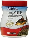 Aqueon 06188 Shrimp Pellets Fish Food, 3-1/4-Ounce