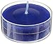Zest Candle 50-Piece Tealight Candles, Blue