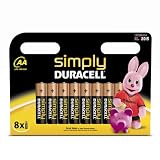 Duracell Batterie Simply AA 8er