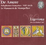 de amore : polyphonies fran�aises : XIII�me si�cle