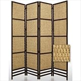 IMAGE OF Braided Rope Portable Room Divider Size: 72