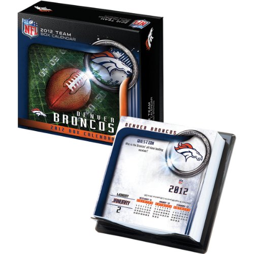 Turner Denver Broncos 2012 Box Calendar