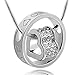 TraveT New Design Lady Korean Crystal Necklace Good Fortune Necklace Fashion Jewelry