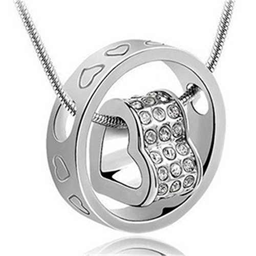 TraveT New Design Lady Korean Crystal Necklace Good Fortune Necklace Fashion Jewelry