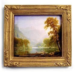Kings River Canyon - Gold Frame Magnet with pop-out easel (2-3/4" x 2-1/2")