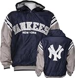 New York Yankees Half Zip Pullover Hooded Hooded Jacket
