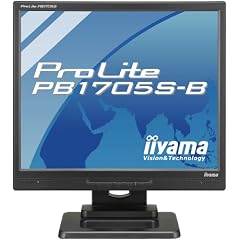 Iiyama ProLite PB1705S 43,1 cm (17 Zoll) TFT Monitor (DVI,VGA, 5ms Reaktionszeit) schwarz