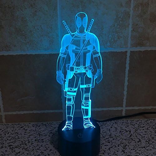 NIEBC X-Man LED 3D Color Changing Touch Switch Visualization Light Desklamp Nightlight