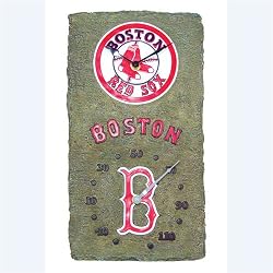 Boston Red Sox MLB Clock & Thermometer (18")