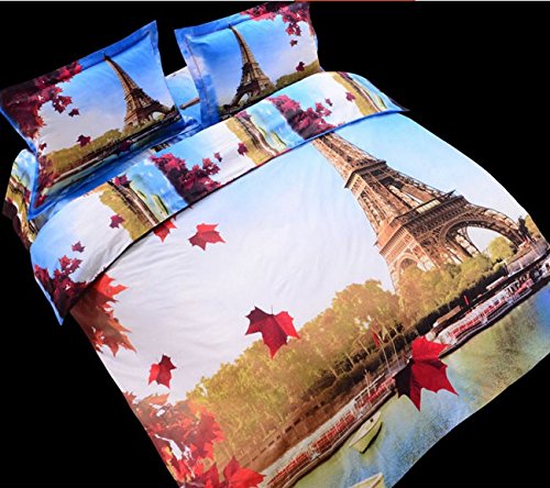 Hot Hot Hot Sale Fadfay Paris Bedding Set Paris Comforter Set