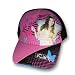 iCarly Girl's Black and Pink Baseball Cap Hat