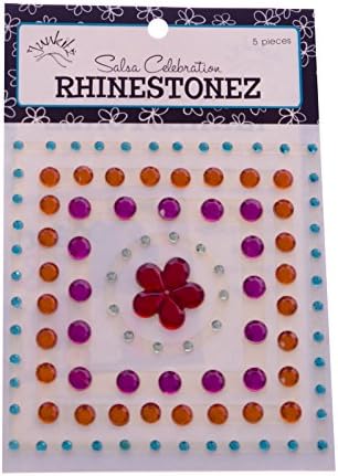 JUNKITZ Salsa Celebration Theme Rhinestonez 5 Pieces #02502 NEW