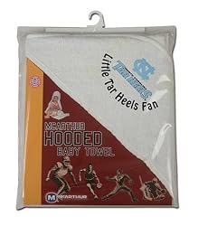 North Carolina Tarheels Hooded Baby Towel (White)