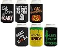 Funny Halloween Party Gift Bundle Multi Pack Can Coolie Drink Coolers Coolies
