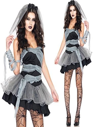ClassicWig® Halloween Vampire Corpse Bride Womens Zombie Cosplay Costume