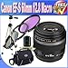 Canon EF-S 60mm f/2.8 Macro USM Digital SLR Lens + 52mm 3 Piece Professional Filter Kit + Lens & Camera Cleaning Kit + Professional Full Size Tripod + Shock Proof Deluxe SLR Case!!