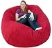 5-feet Cinnabar Cozy Sac Bean Bag Chair Love Seat