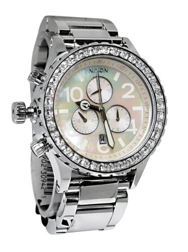 NIXON Women's NXA037710 Chronograph Dial with Swarovski Crystal Watch