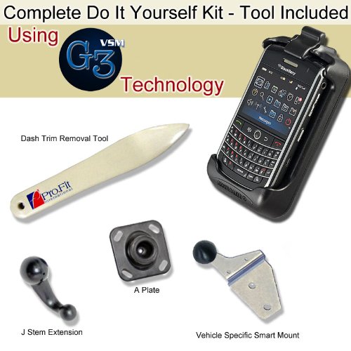 Smooth Talker Custom Charging Cradle For Blackberry Tour 9630 + Custom Mount for Ford Explorer (2006-2010)